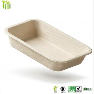 bagasse airline food tray