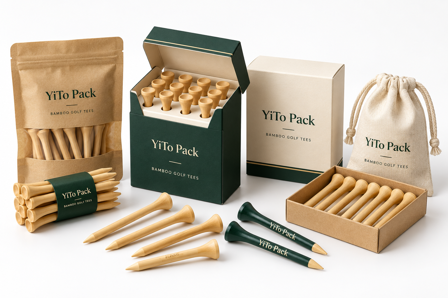 Bamboo Golf Tees (3)