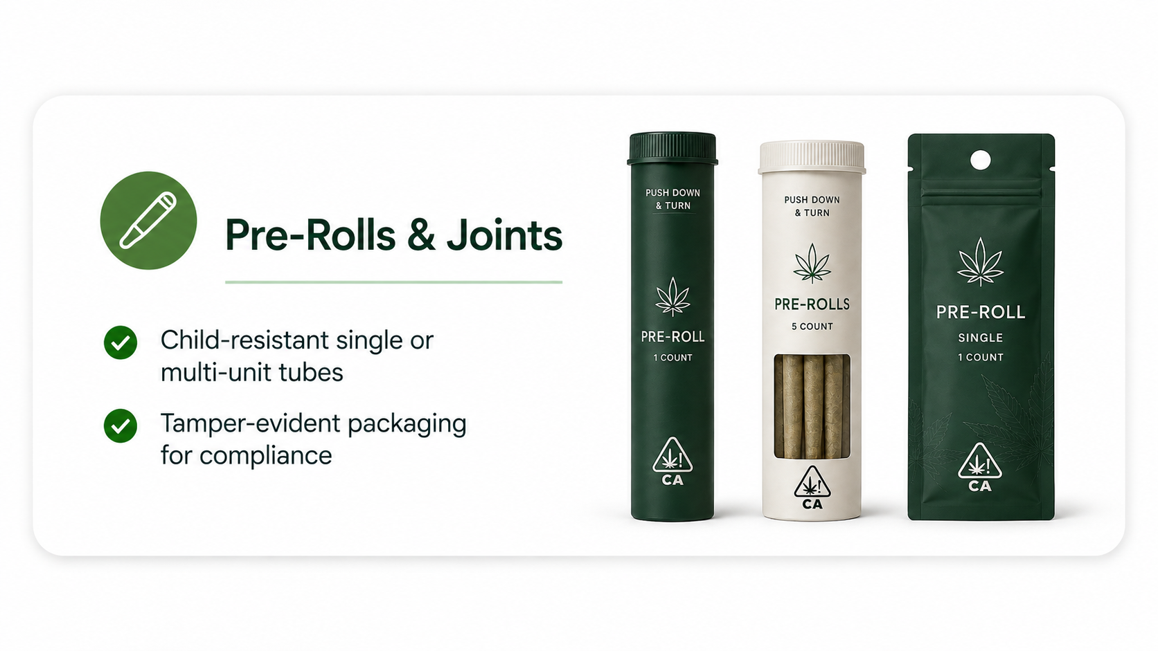 Custom Pre-Roll Tubes & Sleeves