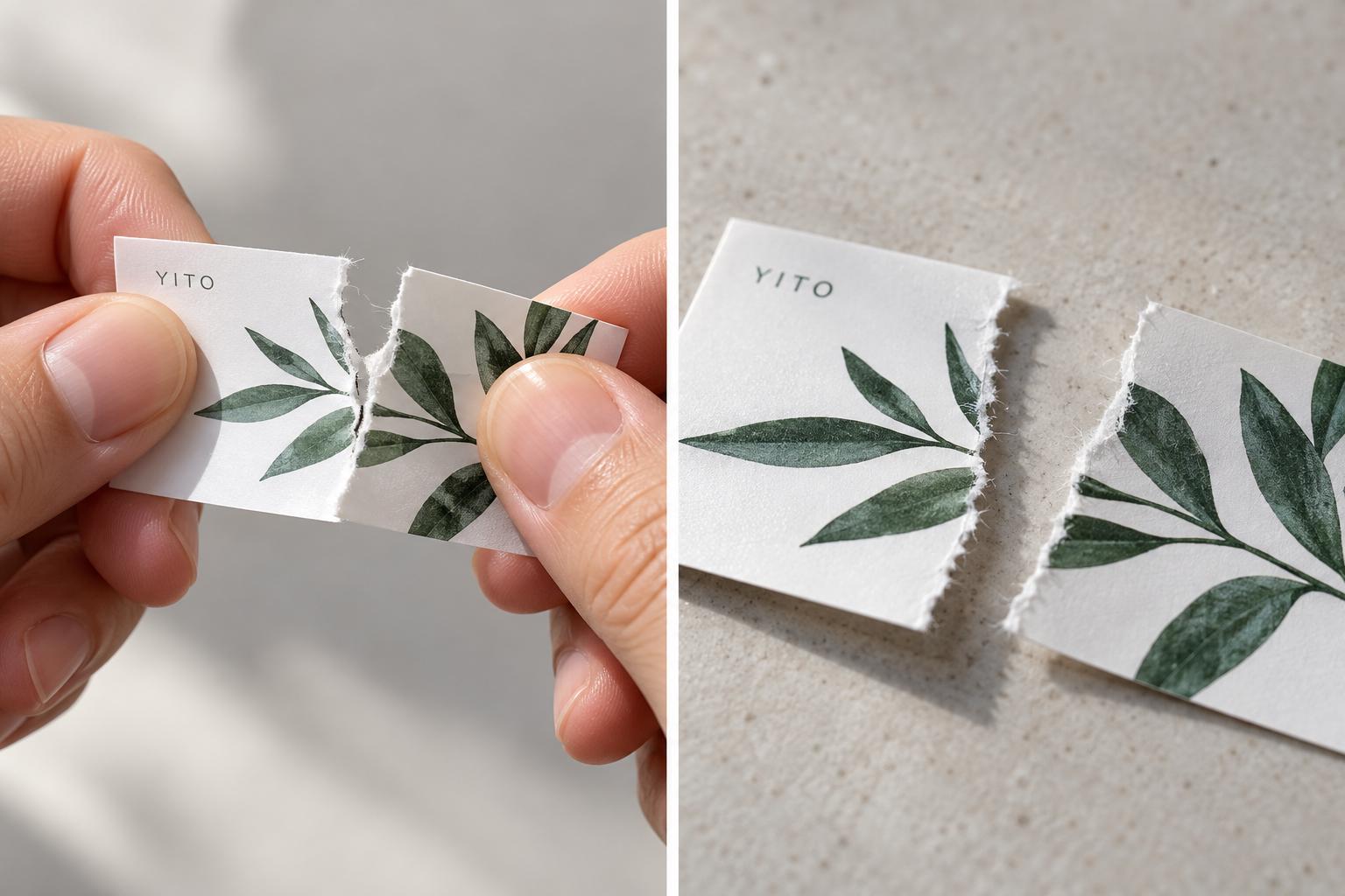 Custom printed coated paper label (2)