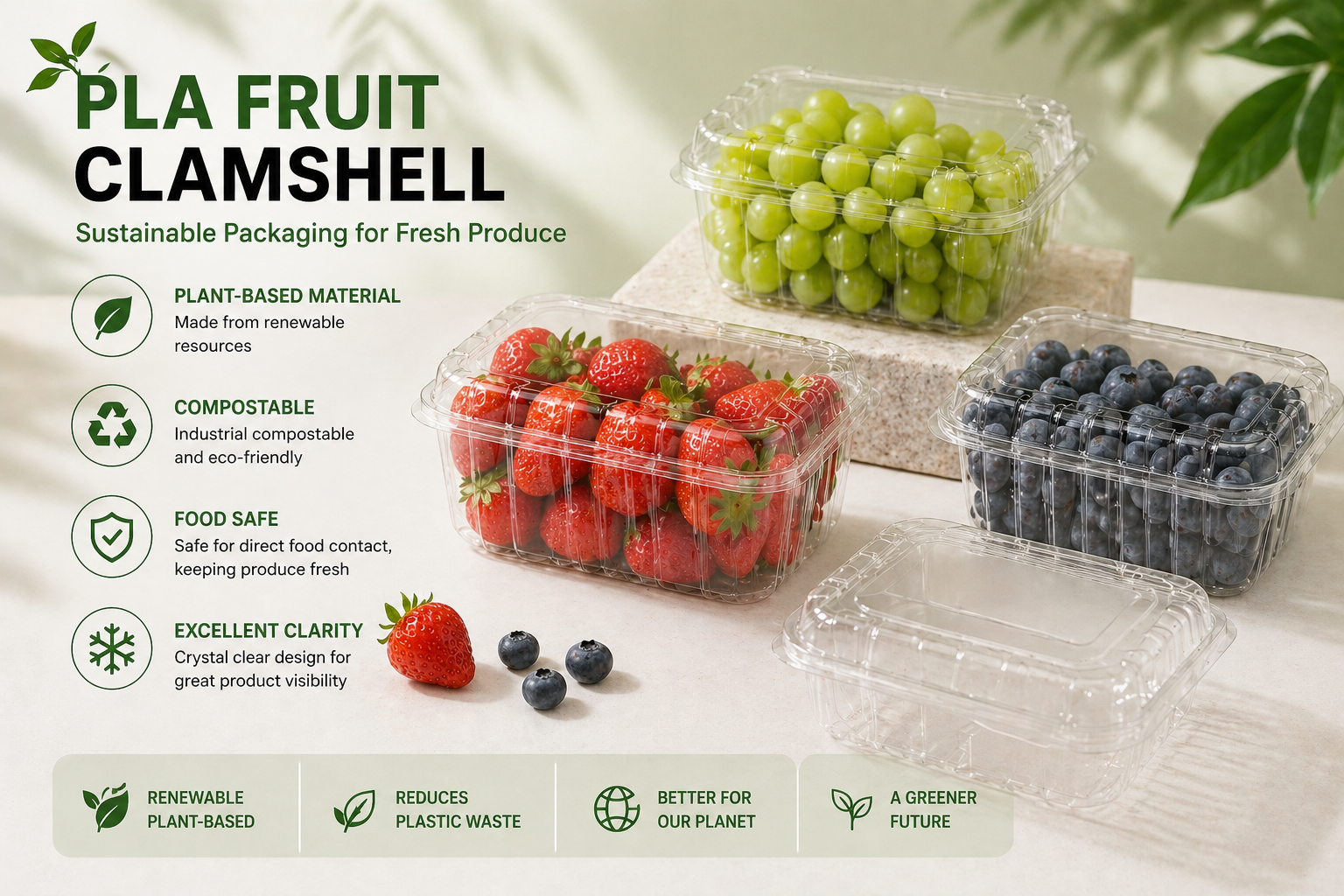 PLA Fruit Clamshell2
