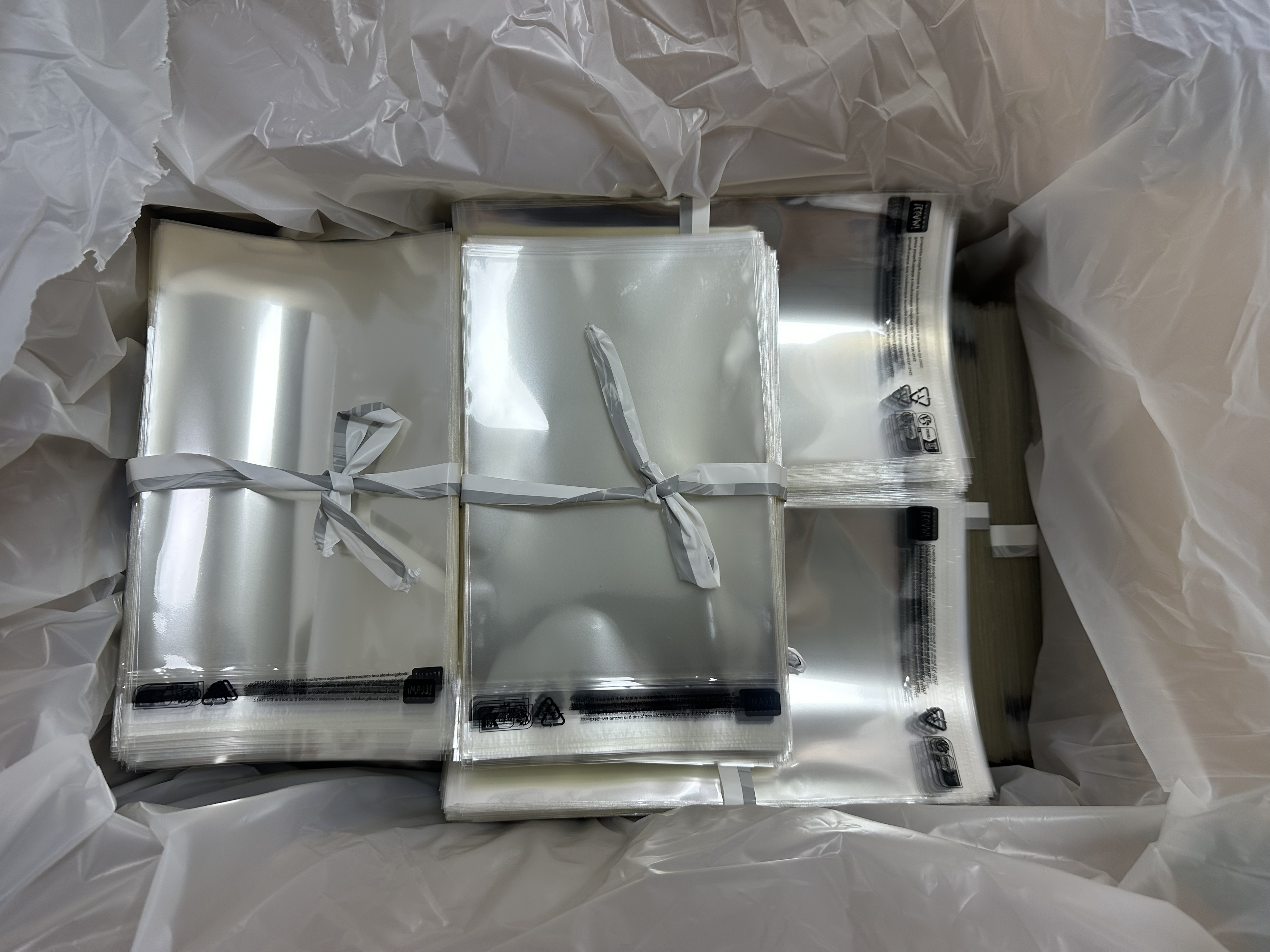 PLA greeting card sleeves