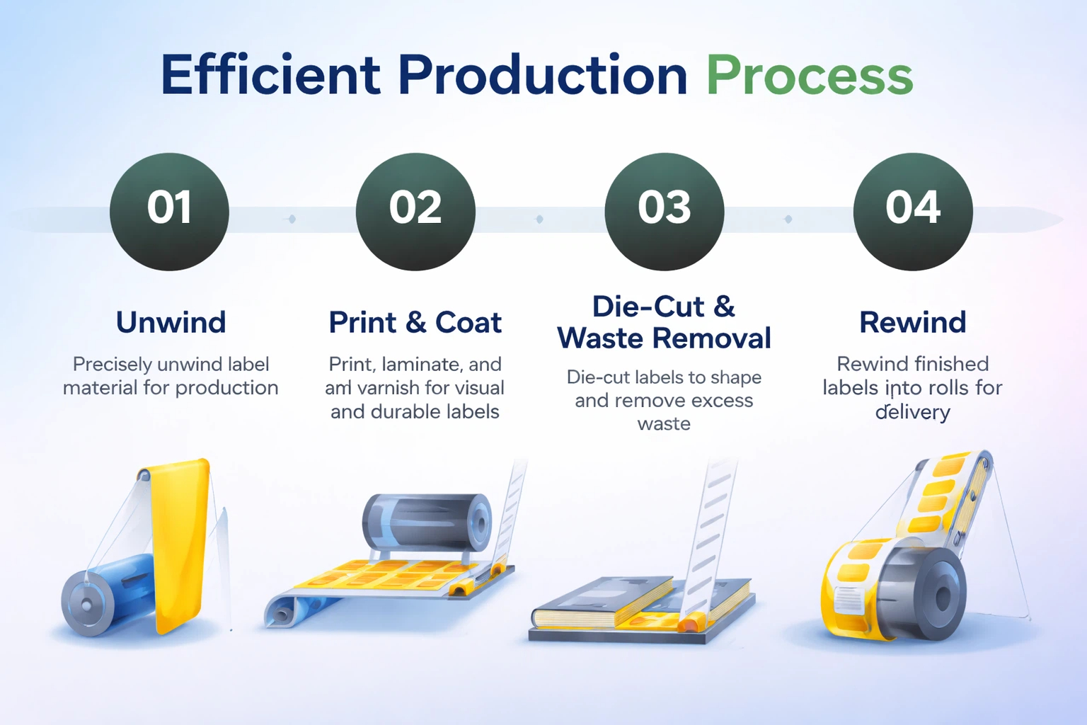 Production Process Behind Adhesive Labels
