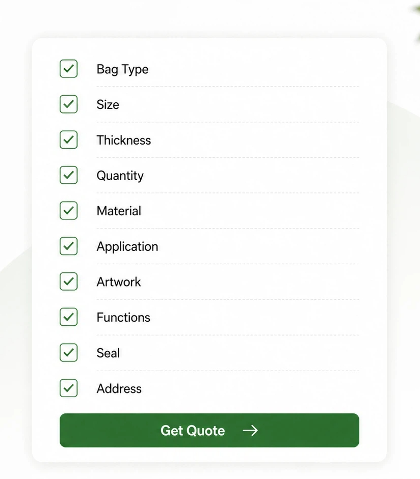 RFQ checklist