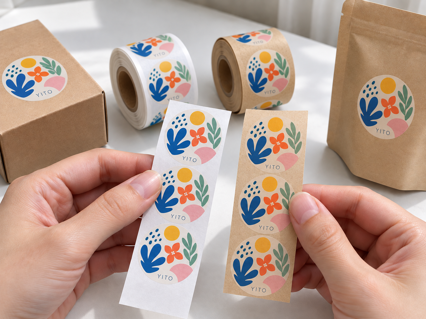 Recycled Paper Labels (3)