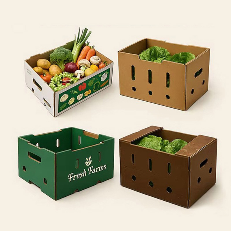 Waxed Produce Boxes for Fruit, Vegetables & Seafood