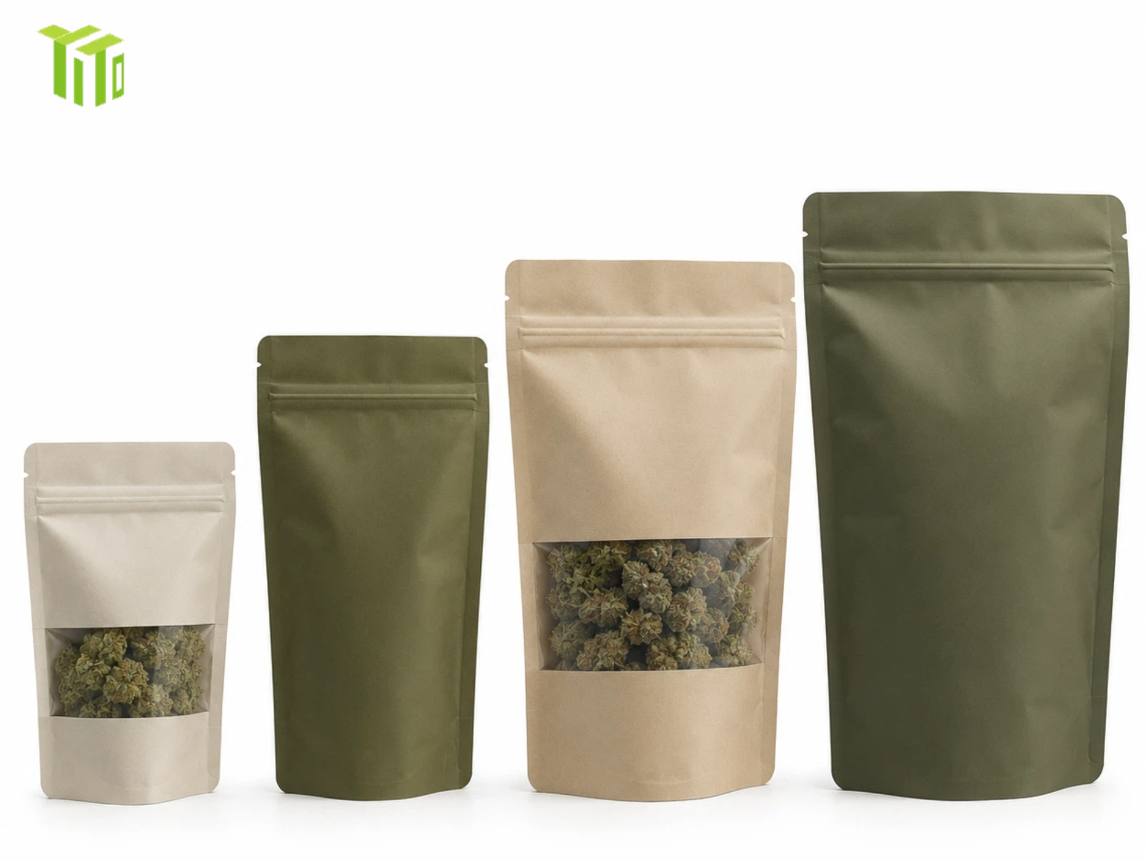 cannabis flower packaging pouches