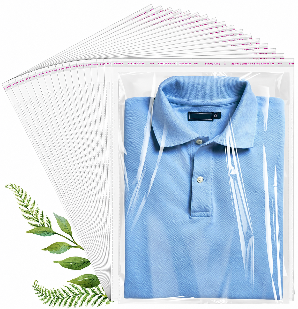 cellophane bag for clothes
