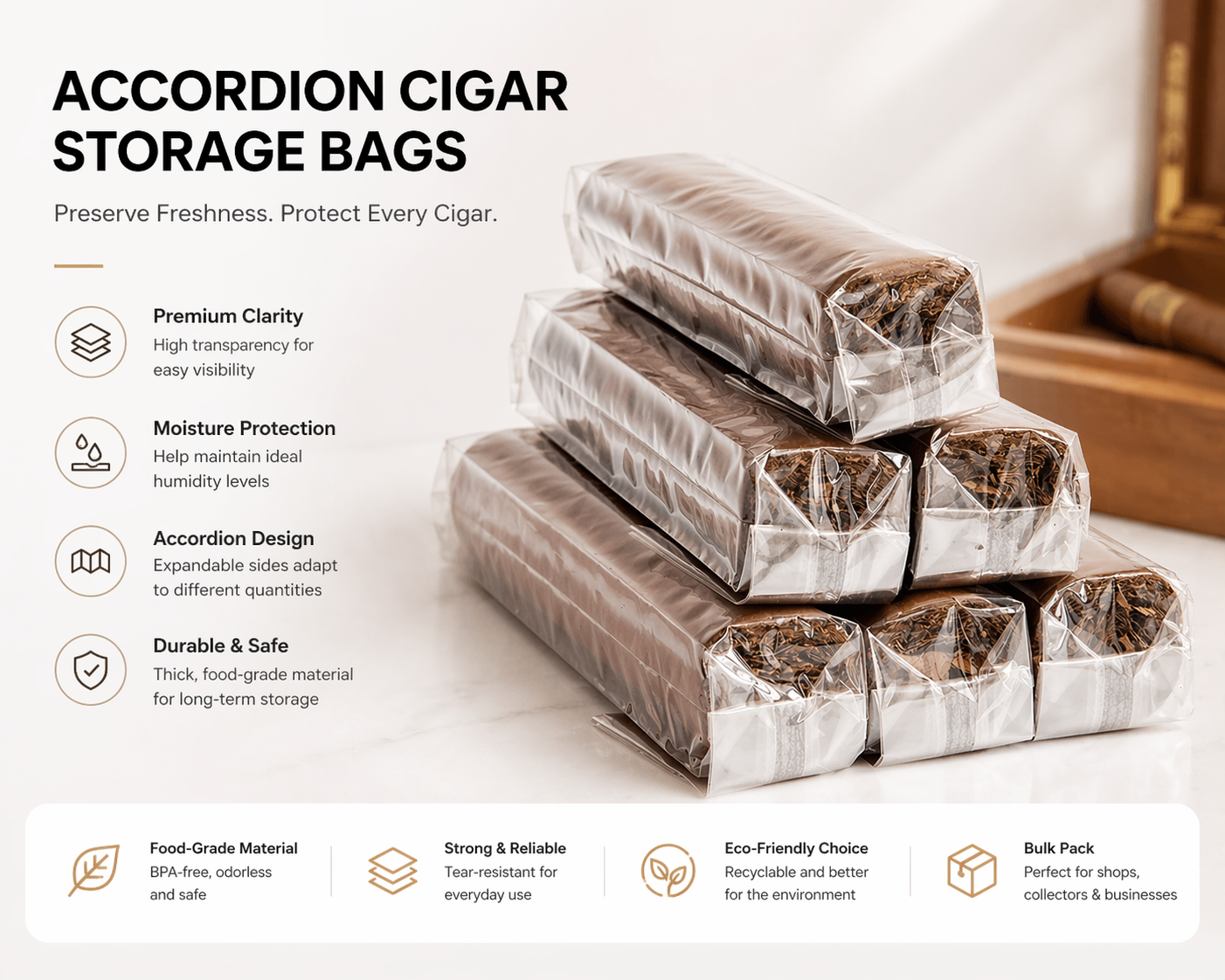 cellophane cigar bags
