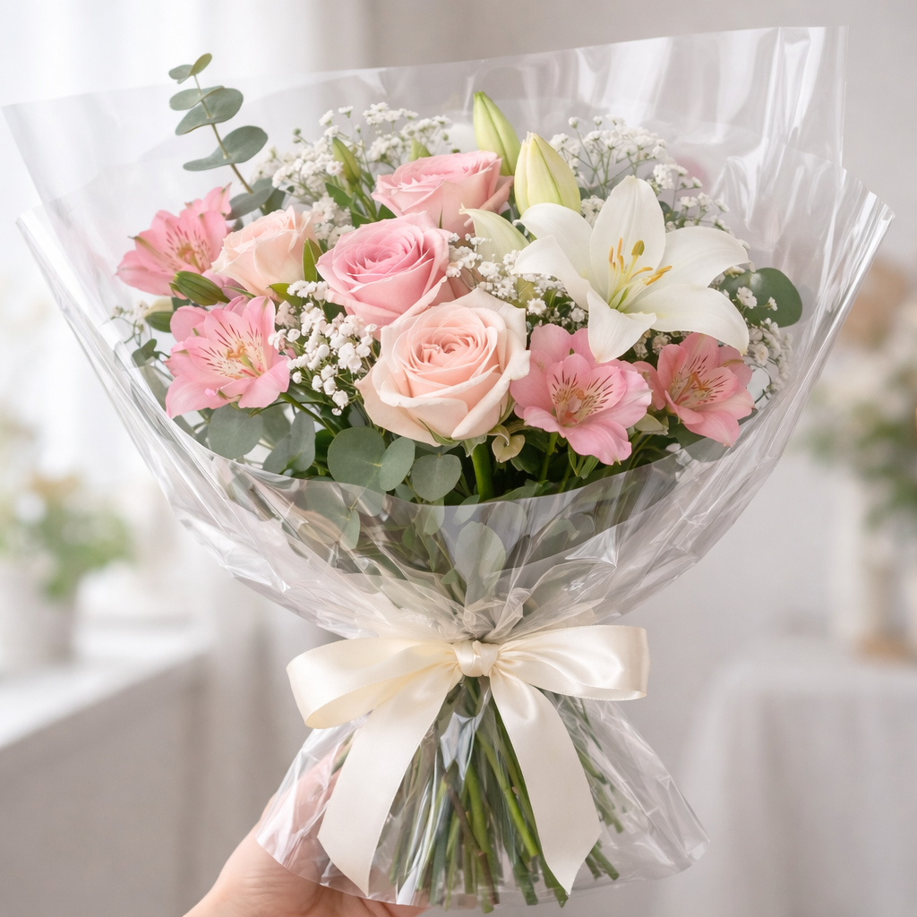 Cellophane Film for Flower Packaging1