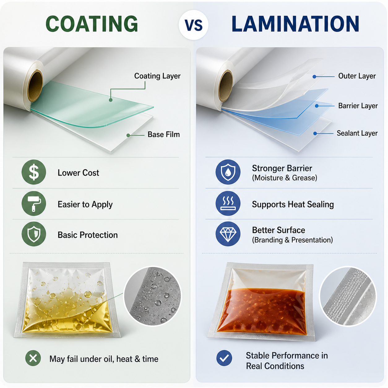oating vs lamination packaging film