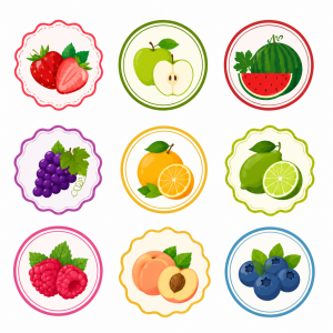 compostable fruit labels