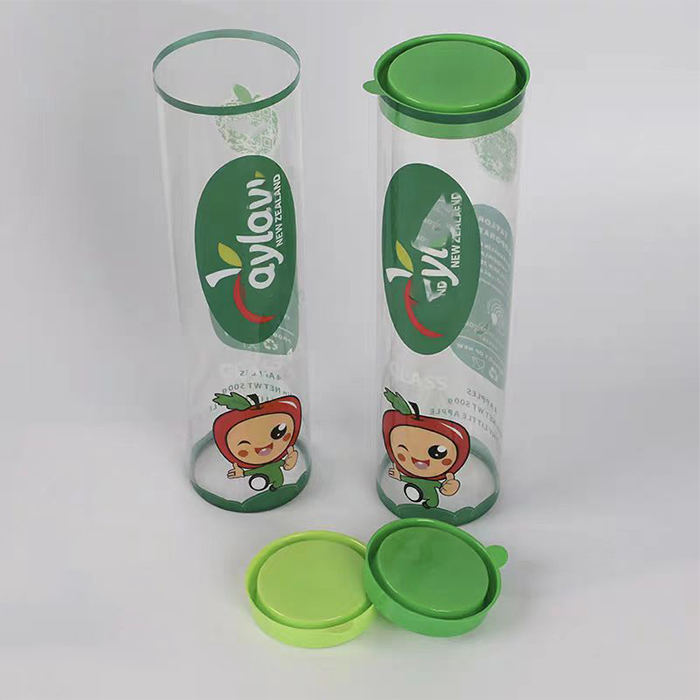 clear plastic tube packaging for food