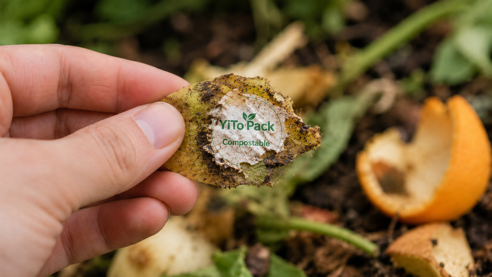 home compostable fruit labels