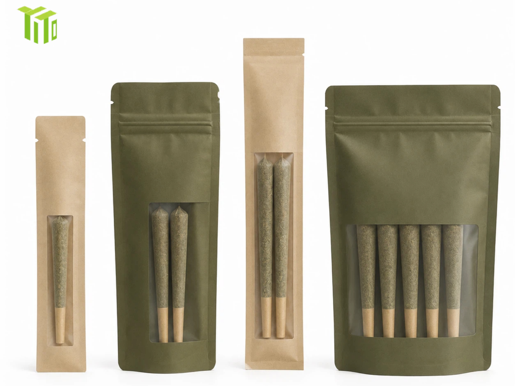 pre roll packaging sleeves and pouches