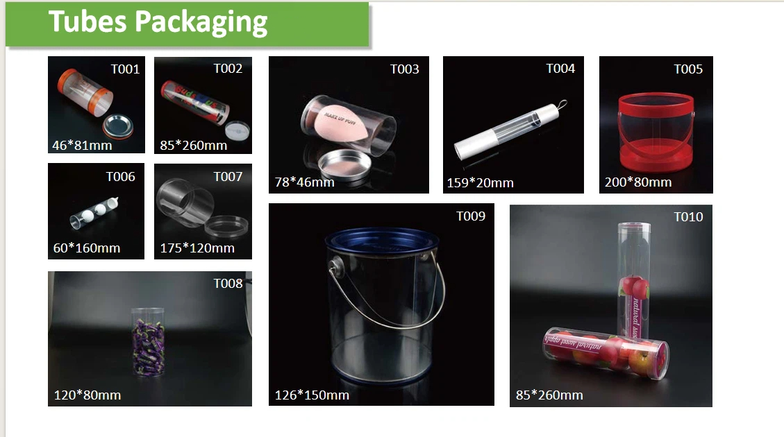 Standard Clear Tube Sizes (Reference)